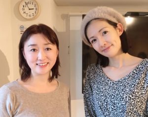 塩野谷絵梨さん(右)と♡