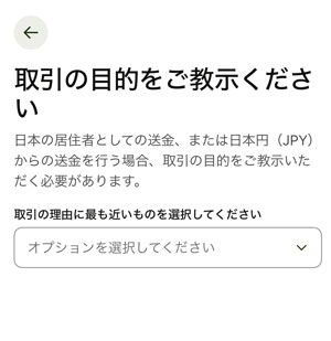 Wiseから日本の自分の銀行口座に送金する方法を説明した画面
